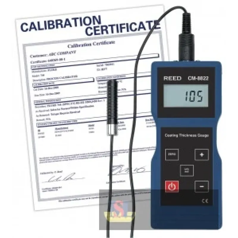 Reed Cm-8822-nist Thickness Gauge, Coating, 1000um W/nist Cert