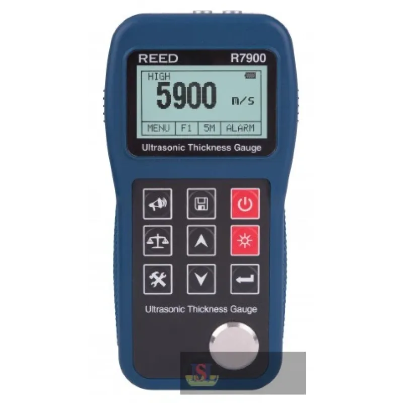 Reed R7900-nist Thickness Gauge, Ultrasonic, 0.03/15.7