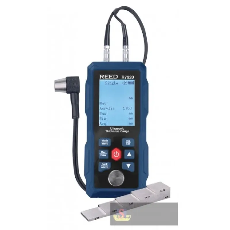 Reed R7920 Thickness Gauge, Ultrasonic, 0.039/11.8
