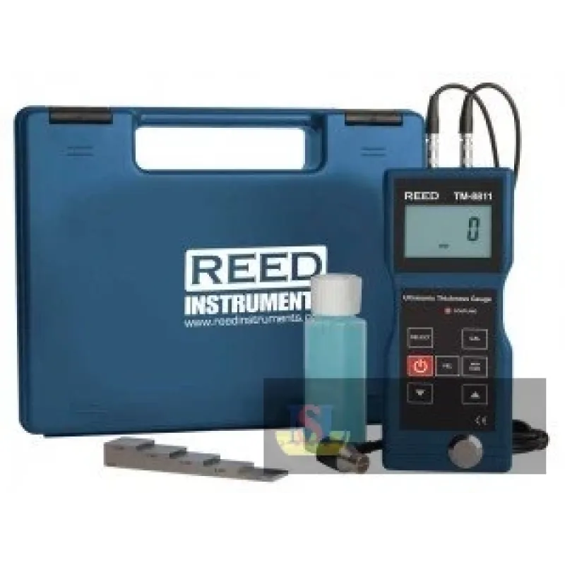 Reed Tm-8811-kit Thickness Gauge with 5-step Calibration Block
