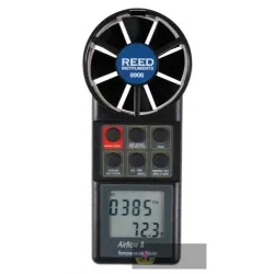Reed 8906-nist Anemometer/thermometer, Rotating Vane W/ Air Volume W/nist Cert