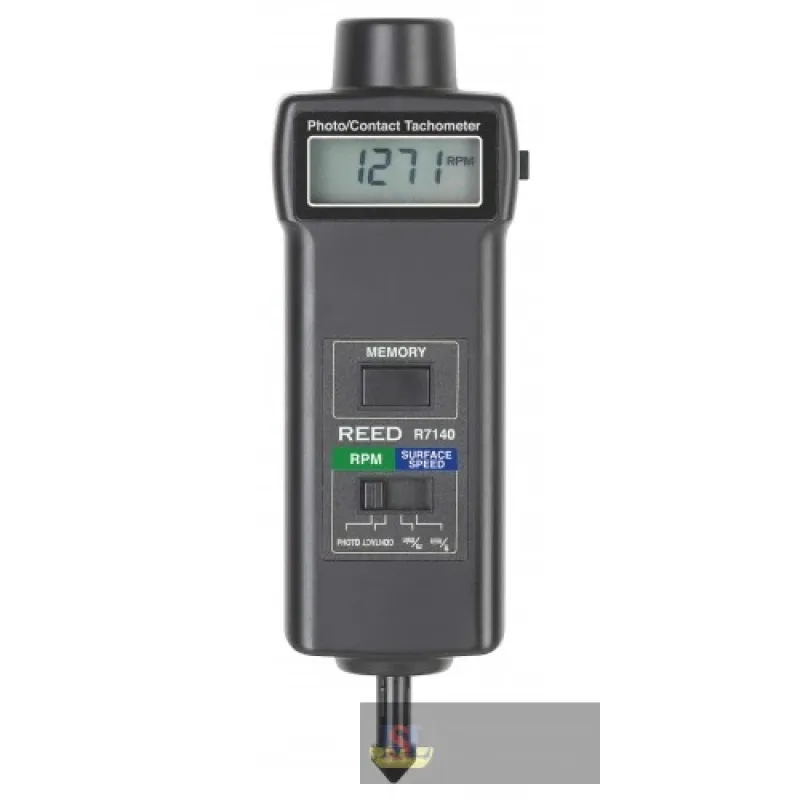 Reed R7140-nist Tachometer, Photo/contact, 99,999 Rpm/19,999 Rpm W/nist Cert