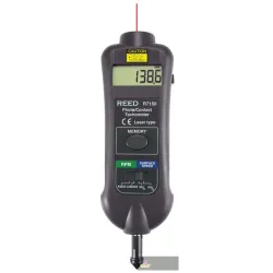 Reed R7150-nist Tachometer, Photo/contact, 99,999 Rpm/19,999 Rpm W/nist Cert