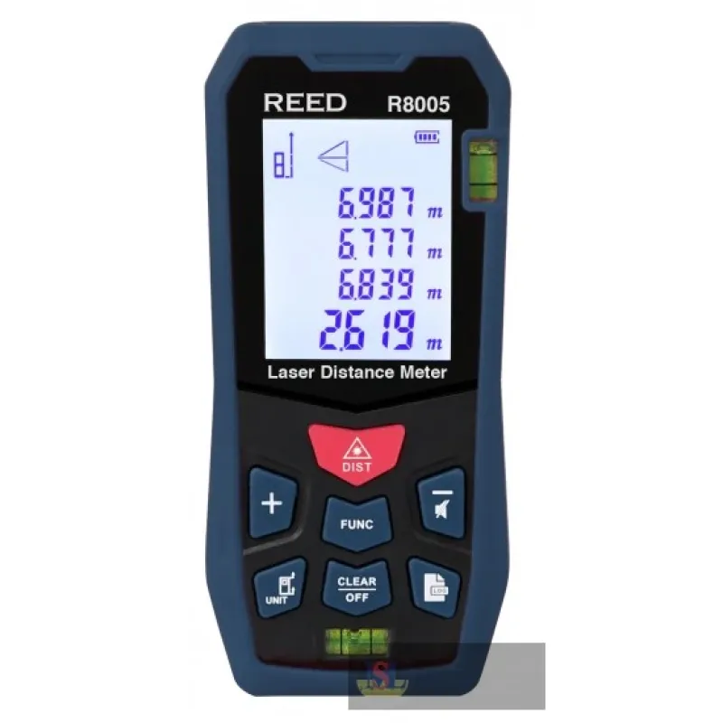 Reed R8005-nist Laser Distance Measurer 164ft, 50m W/nist Cert