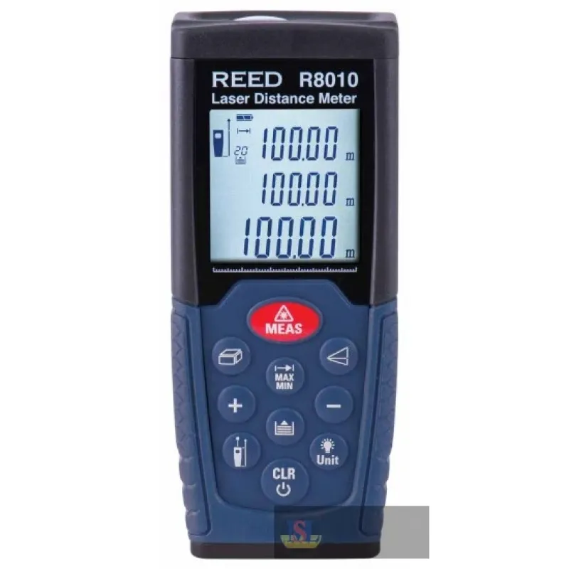 Reed R8010-nist Laser Distance Measurer 328ft, 100m W/nist Cert