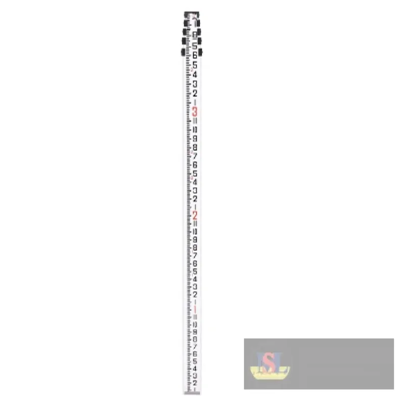 16.4ft Leveling Staff, Ft/inch Graduation