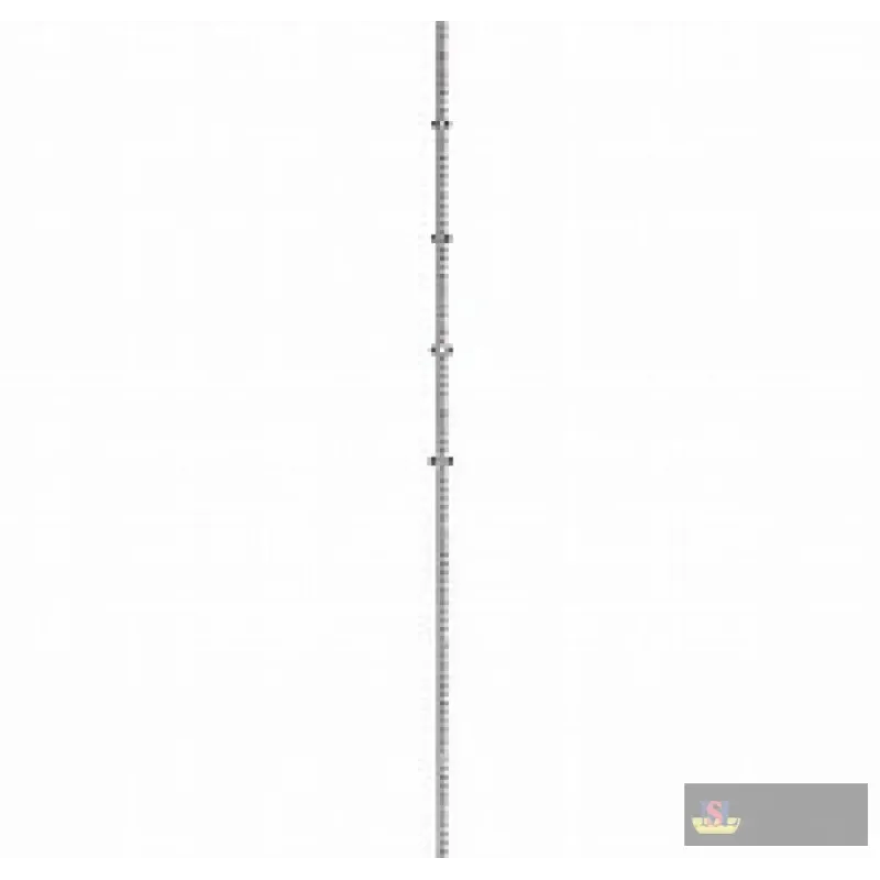 Muya G71003-4m Leveling Staff E/0.5CM, Zero At The Bottom