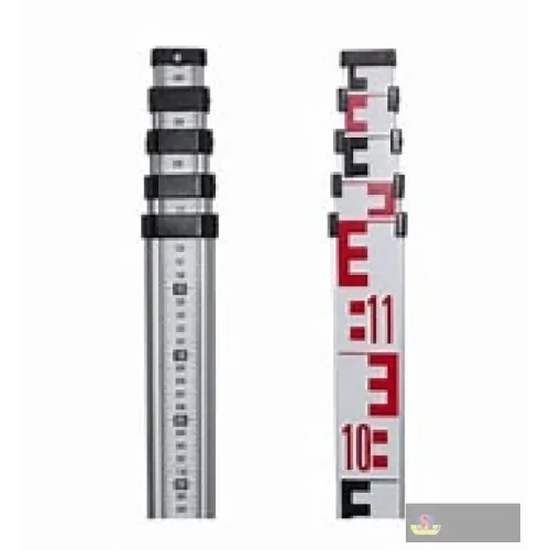 Muya G71005-4m Leveling Staff E/MM, Zero At The Bottom