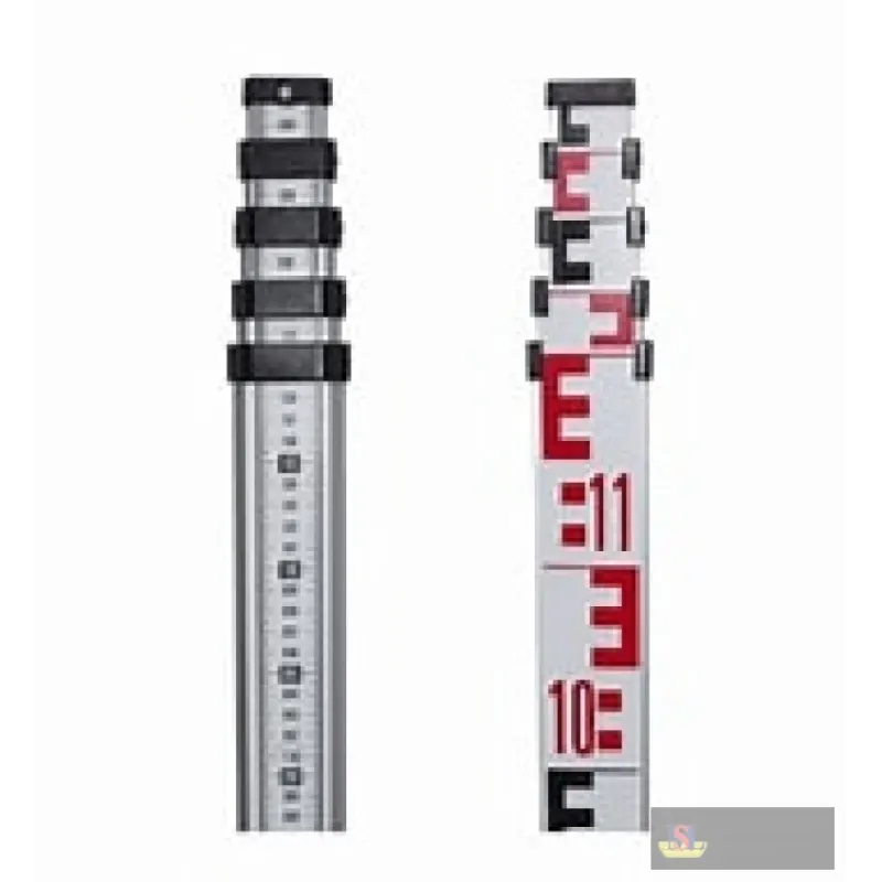 Muya G71005-4m Leveling Staff E/MM, Zero At The Bottom