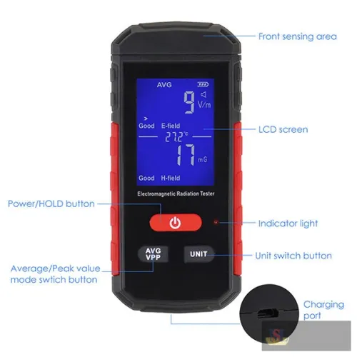 Muya Wt3122 Electromagnetic Radiation Tester