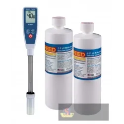 Reed R3510-kit Long Stem Ph Meter and 4ph/7ph Buffer Solution Kit