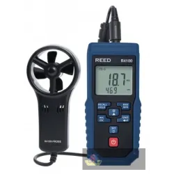 Reed R4100 Anemometer/thermometer, Rotating Vane W/ Air Volume