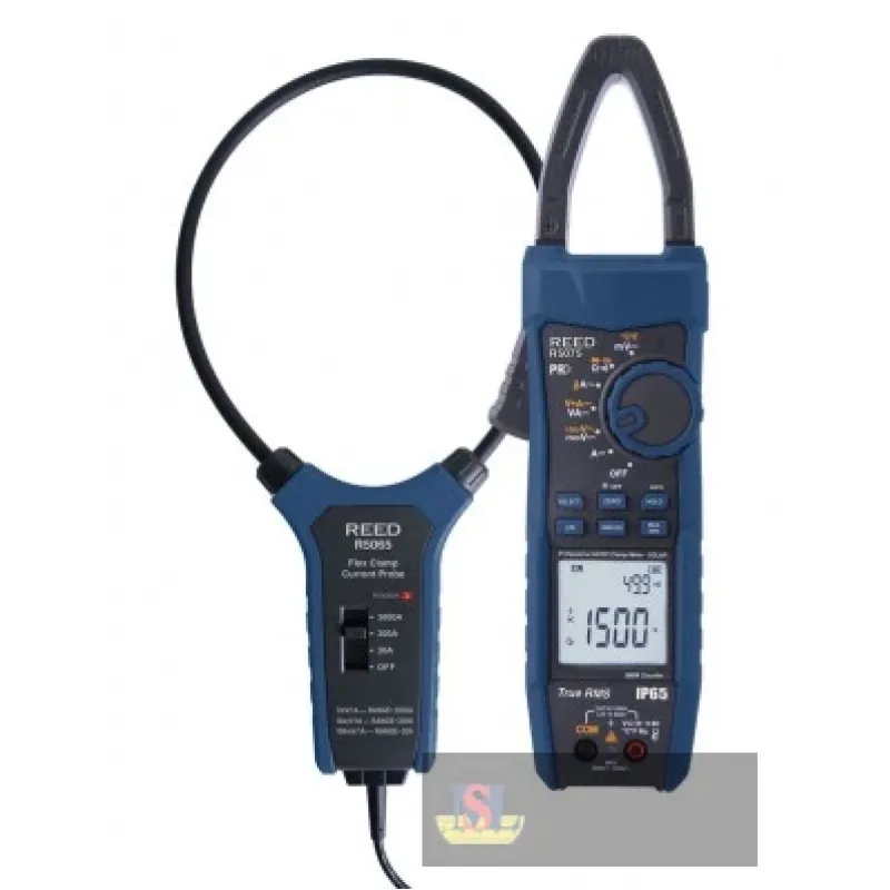 Reed R5075-kit Solar Clamp Meter W/flex Clamp