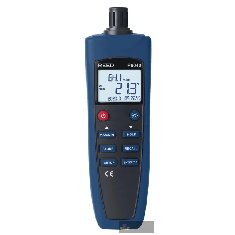 Reed R6040-nist Digital Psychrometer W/nist Cert