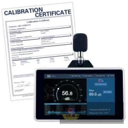 Reed R8075-nist Data Logging Sound Meter, Desktop/wall Mount W/nist Cert