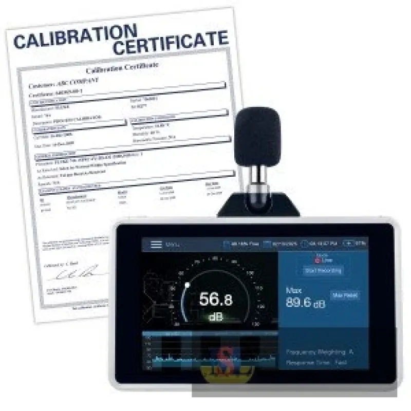 Reed R8075-nist Data Logging Sound Meter, Desktop/wall Mount W/nist Cert