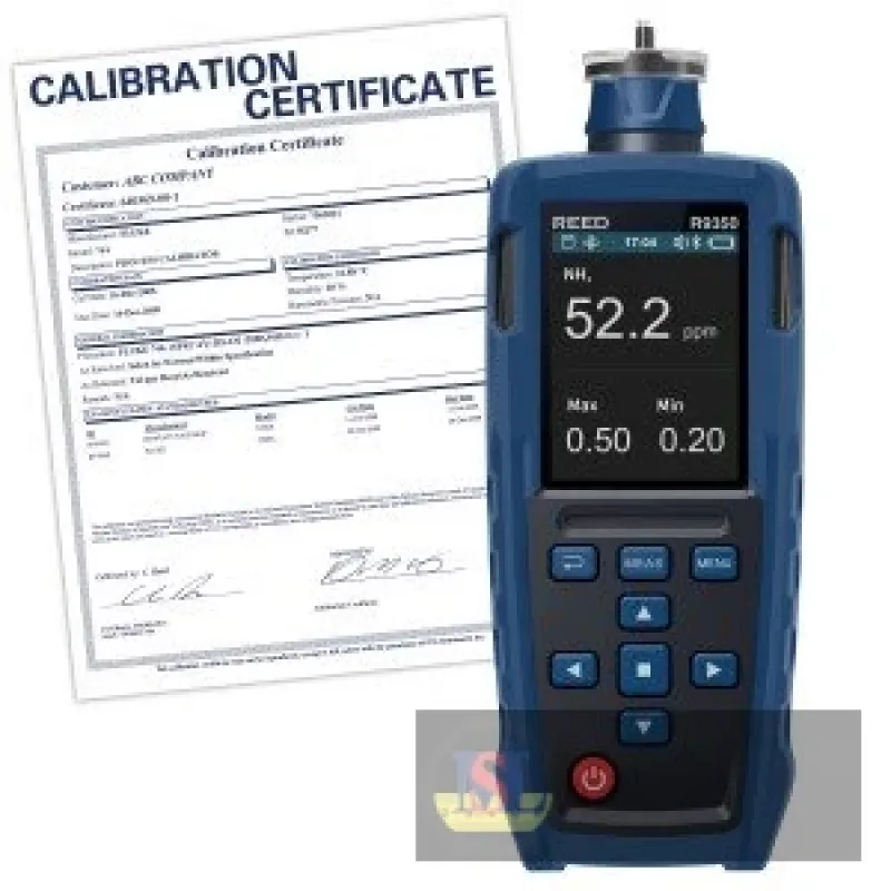 Reed R9350-nist Ammonia Gas Detector W/nist Cert