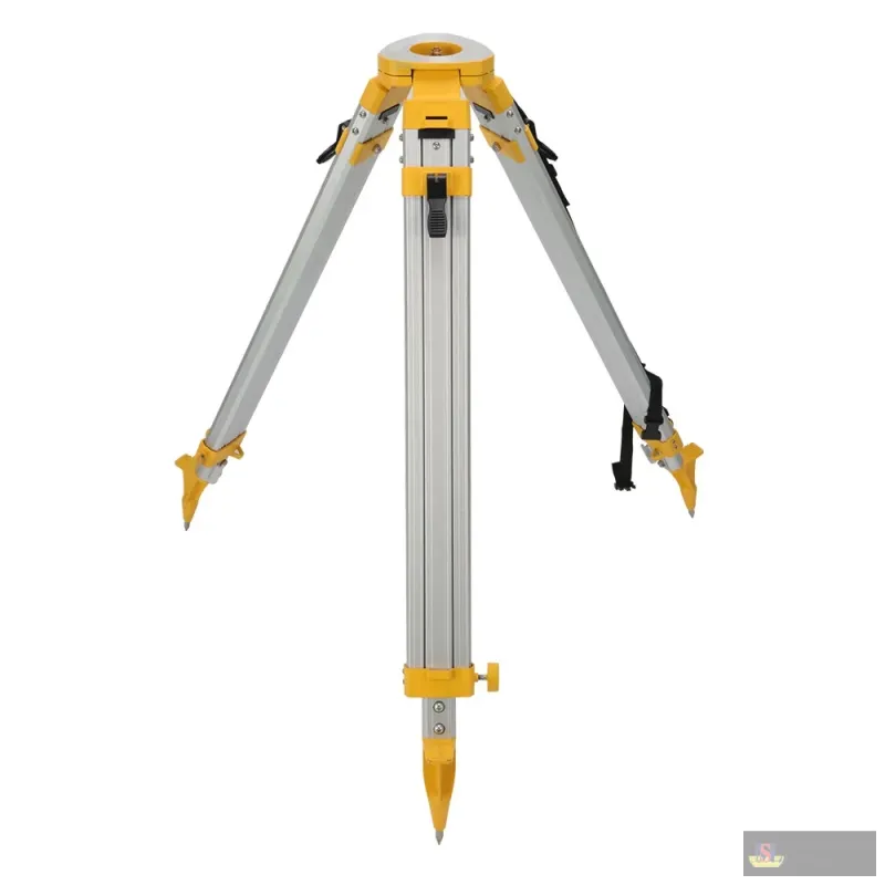 Muya Sta30-fcdsyl Heavy Duty Aluminum, Flat Head, Dual Lock, Self-locking Tripod, Yellow