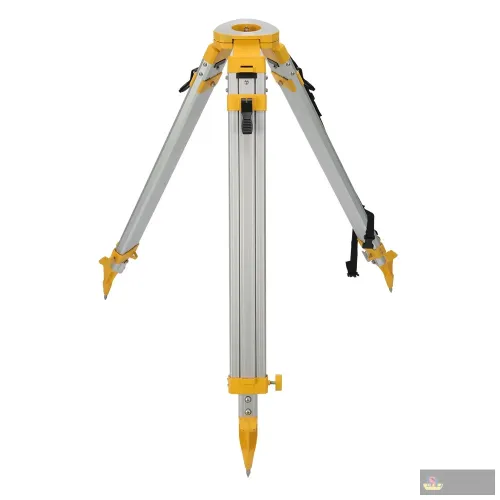 Muya Sta30-fcdsyl Heavy Duty Aluminum Tripod,30 Series, Flat Head, Do160mm, Copper Center Screw, Dual Lock, with Self-locking System, Yellow Color Print Logo