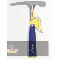 Muya Gh-b600 Geological Hammer, with Pointed Flat Head & Shock Reduction Grip, 22oz (600g)