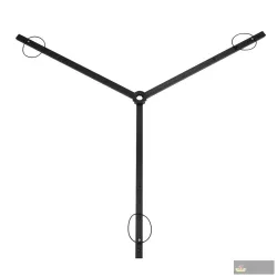 Muya Tsfg02 Aluminum Tripod Stabilizer Floor Guide,collapses to 60cm,three 8mm Holes in Each Leg at 36/47/58cm