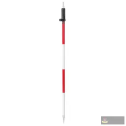 Muya Dz215sl-rw Prism Pole, Snap Lock, Add Prism Height 2.15m, Red and White Color, with Soft Bag.