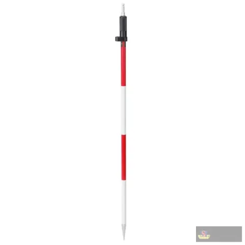 Muya Dz215sl-rw Prism Pole, Snap Lock, Add Prism Height 2.15m, Red and White Color, with Soft Bag.