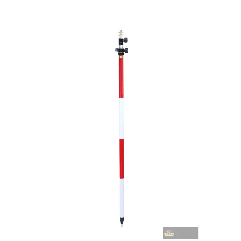 Muya Dz260tl Prism Pole, Twist Lock, Add Prism Height 2.60m, with Soft Bag. Dual Adapter