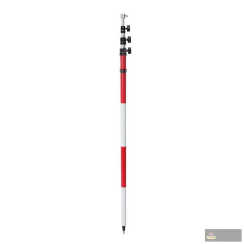 Muya Dz460tl Prism Pole, Twist Lock, Add Prism Height 4.60m, with Soft Bag. Dual Adapter