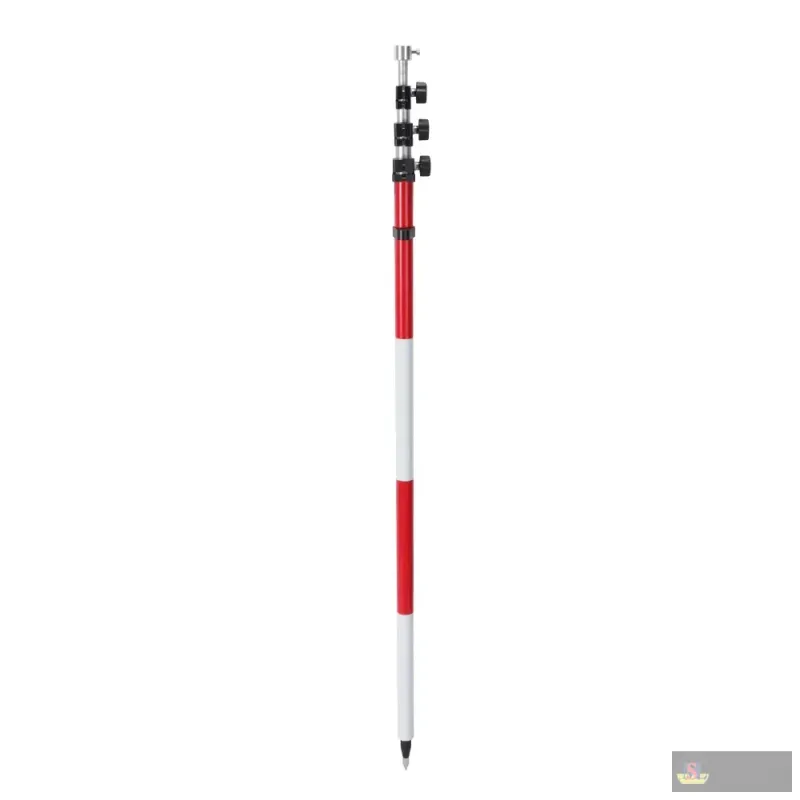 Muya Dz460tl Prism Pole, Twist Lock, Add Prism Height 4.60m, with Soft Bag. Dual Adapter