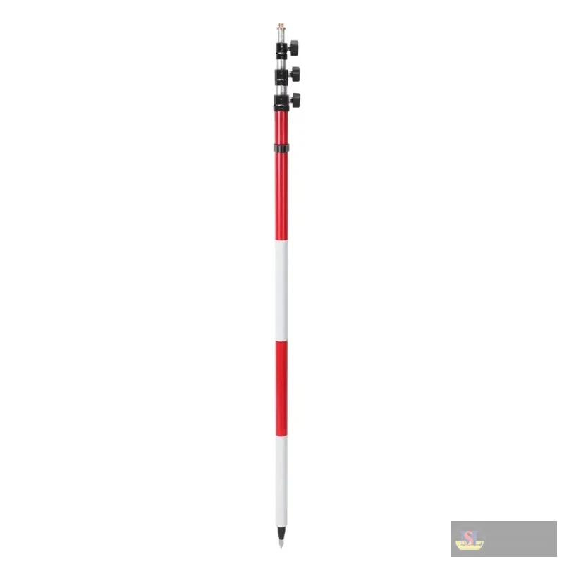 Muya Dz520tl Prism Pole, Twist Lock, Add Prism Height 5.20m, with Soft Bag. Dual Adapter